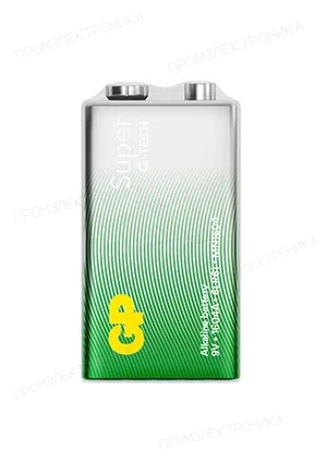 GP Batteries GP 1604AA21RA-5CRS1, Батарейка Крона 1 шт. в пленке Super Alkaline G-Tech 9В