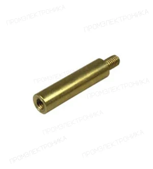 KLS PCSN-20, стойка для печатной платы латунная М3 круглая D=5мм (L-KLS8-PCSN-M3-E5.0-L20)