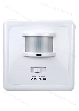 Китай LX-2000/SEN1A, датчик движения, 500W, DD=12m, белый, 140°
