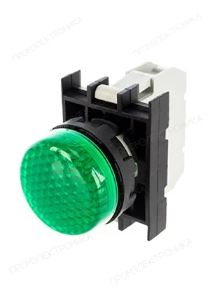 EMAS B090XY, Арматура сигнальная зеленая со светодиодом 12-30 В перем. и пост. тока