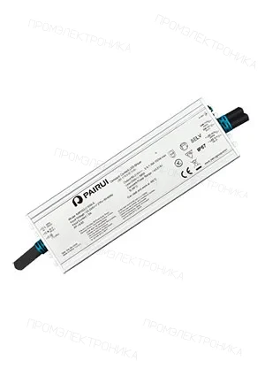 PAIRUI AAP150-C1050, LED драйвер, 150Вт, IP67, Vdc 95-214В, Iout 500-1050мА, Vac 108-305В, Ta -60...+90