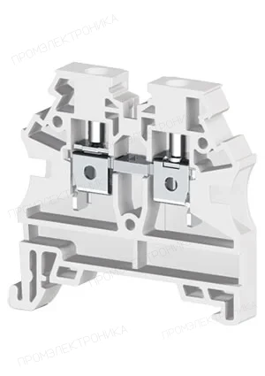 Klemsan 304216RP, Клеммник на DIN-рейку 4мм.кв. (белый); AVK4 RD  (RP)