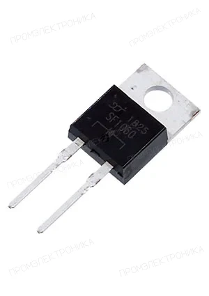 YJ SF1060, сверхбыстрый выпрямительный  диод выпрямительный, 600В, 10А [TO-220AC]