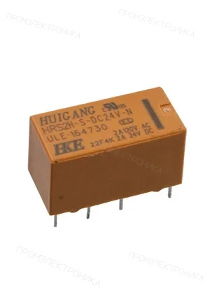 HKE HRS2H-24DC, аналог 5-1462000-3, реле2 Form C 24В 2A/120V