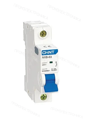 CHINT 179600, Авт. выкл. NB1-63 1P 10A 6кА х-ка B (DB)