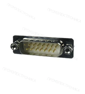 NXU DPS-15MA, вилка D-SUB на плату 15pin (101-15PCKYS ONE NUT)