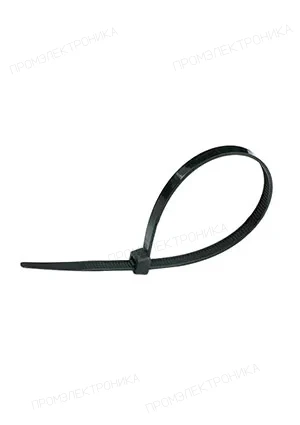 Fortisflex КСС 3*120 (ч) (100шт.) (ALT-120S-B), Стяжка кабельная неразъемная 2.5х120мм черная