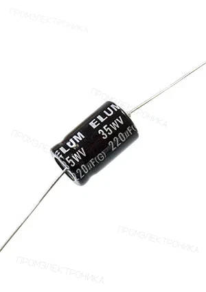 ELCNK TS13AE1V221MSB000R, конденсатор аксиальный 35В 220мкФ 10*16