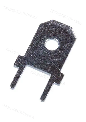 KLS L-KLS8-01128-PC-250, клемма ножевая на плату 6.35 мм (аналог для TA-M)