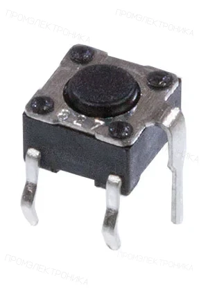 Gangyuan KAN0621-0431B010, кнопка тактовая 6х6 h=4.3мм (=0643GHIM-130G-G)