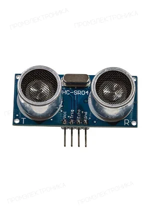 TZT HC-SR04, УЗ датчик расстояния + 7-и сегментный индикатор до 4м 5В USB на плате 35х25х45мм