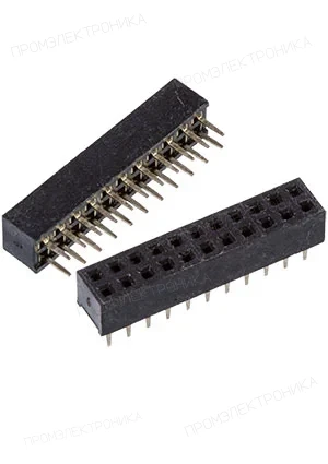KLS PBD2-22, гнездо на плату шаг 2.0мм 2x11 прям (L-KLS1-208B-4.3-2-22-S)