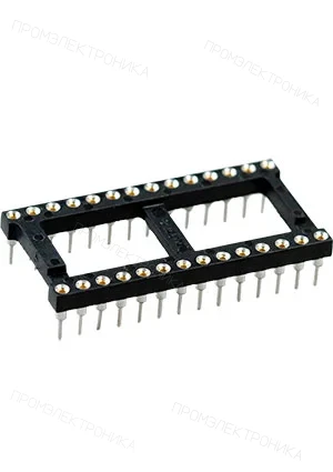 TE Connectivity 9-1437539-2, панелька для микросхем TRL-28 DIP широкая (828-AG11D-ESL)