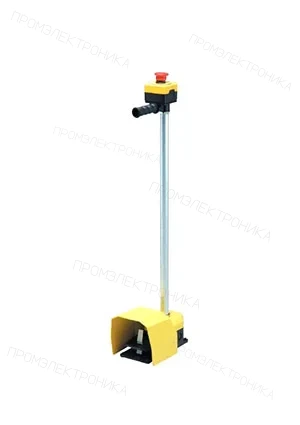 EMAS PDKA11GX10, Педаль с защитной крышкой 2x(1НО+1НЗ) (с возм. подкл. аксессуаров)