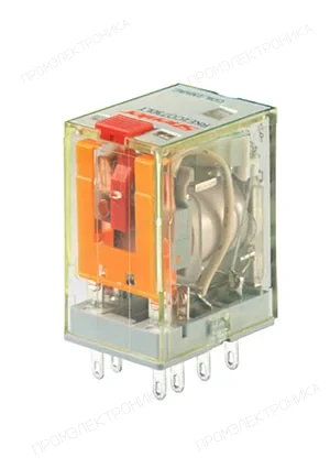 Shenler RKE2CO524LT, реле 2 группы, 7А 24В АС, LED, тестовая кнопка 28*21*36мм