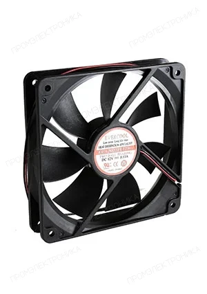 EVERCOOL EC12025H12BP, Вентилятор 12В, 120х120х25мм, подшипник качения, 2300 об/мин ШИМ 4pin