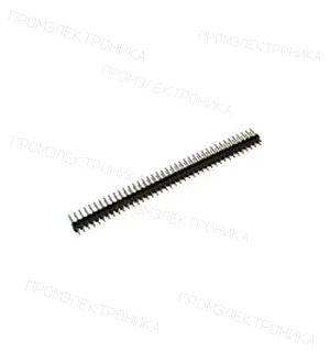 NXU PLD-80, вилка штыревая 2.54мм 2x40 прямая (112-A-DS80G)