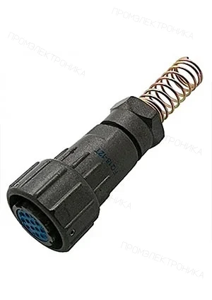 LONGLI FQ18-12TK-10, розетка на кабель, 12 контактов, 1мм, 250V, 3A,