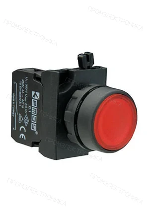 EMAS CP202DK, Кнопка нажимная круглая красная (2НЗ)