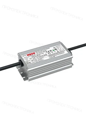 MOSO X6E-075V108-G, LED драйвер, 75Вт, вых 0.7-1.05А 54-108В DC, изолир, потенц, металл, IP67
