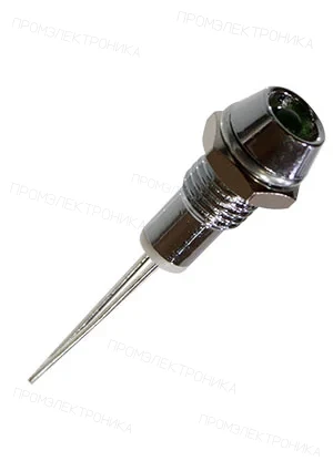 KLS L-KLS9-IL-M6-03A-W/O-2V-G, Светодиод с держателем зеленый D=7.5мм h=3.2мм M6 (аналог для L-603G)