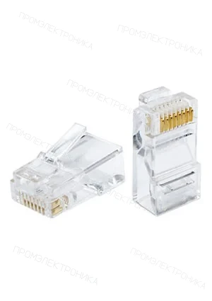 GoPower RJ-45 8P8C Cat 5е, разъем вилка 8 контактов