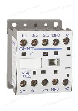 CHINT 247539, Контактор NC6-0908 9А 230В 2НО+2НЗ 50Гц