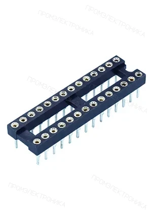 CONNFLY DS1001-28, SCLM-28 DIP панеь цанговая узкая шаг 2.54мм 28 контактов