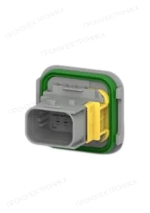 TE Connectivity 2-1564416-1, Корпус разъема без контактов, позиций 8, Male, Wire-to-Wire, серый