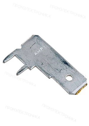 KLS L-KLS8-01130-PCF-250, клемма ножевая 6.3х0.8 угловая (аналог для 63951-1)