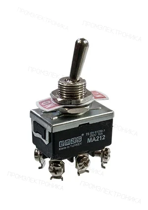 EMAS MA212, Тумблер ON-ON (дубль контактов)