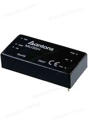 ANTONS POWER MU30H-2405, DC/DC Regulated URB2405LD-30WR3 = URB2405LD-30WR3