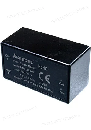 ANTONS POWER PMR10H-240, = LD10-23B24R2-M AC/DC Board Mount AC-DC-преобразователь на печатную плату, 10 Вт, 4кВ,