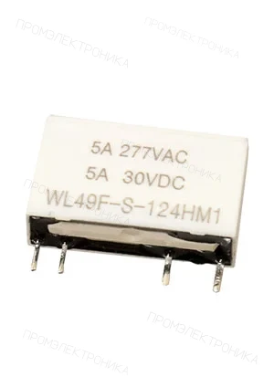 Gangyuan WL49F-S-124M2, = G6DN-1A 24VDC  =HF49FD-1A 24VDCS, =HF49FD/024-1H22GFL) реле 24VDC 7A, герметичное,