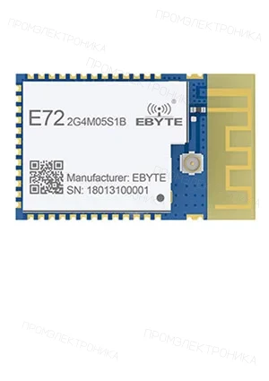 EBYTE E72-2G4M05S1B, модуль BLE 4.2, на микросхеме CC2640, 2.402-.480GHz, I/O, 0.5 км для умного дома, умн