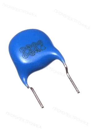 TDK EPCOS CK45-R3AD222K-VRA, дисковый конденсатор 2200pF 10% 1000Vdc