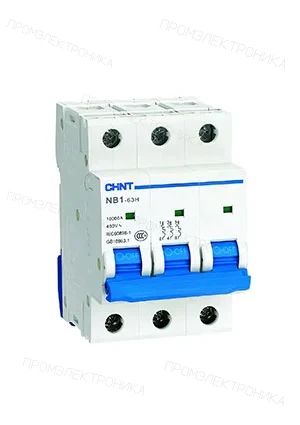 CHINT 179866, Авт. выкл. NB1-63H 3P 10A 10кА х-ка C