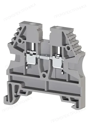 Klemsan 304120RP, Клеммник на DIN-рейку 2,5мм.кв. (серый); AVK2,5(RP)