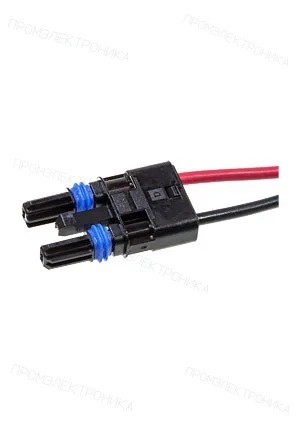 TE Connectivity 2106378-2, SlimSealвилка 2конт. с проводом 100мм для светодиодов