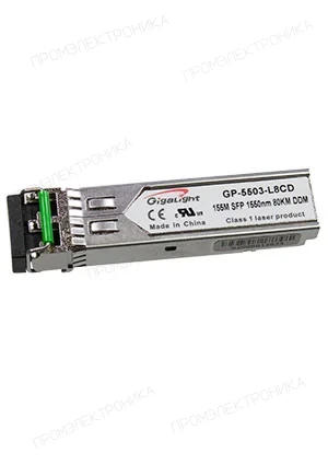 GigaLight GP-5503-L8ND, трансивер SFP модуль 1550нм скорость 155M