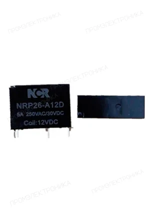 NCR NRP26-A24D, Реле, 24 VDC, 5А, 250 V