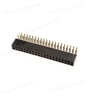 Just Make PBD-42R, гнездо на плату шаг 2.54мм 2x21 угл.
