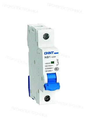 CHINT 179786, Авт. выкл. NB1-63H 1P 20A 10кА х-ка C