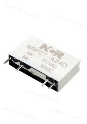NCR NRP27-A12D, Реле, 12VDC, 5A/277VAC