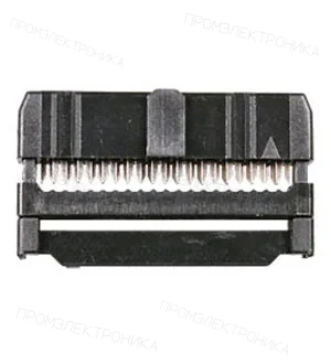 NXU IDC-20F, гнездо на шлейф шаг 2.54мм  (110-20TAK)