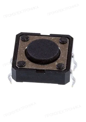 Gangyuan KAN1211-0431B010-42, тактовая кнопка 12х12х4.3мм (TS1243, 1243HIM-160G-G)
