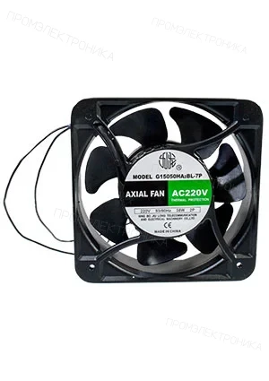 JIULONG MOTOR G15050HA2BL-7P, вентилятор 220В провода 150х150х50мм подшипник качения