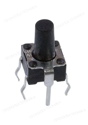 Gangyuan KAN0621-0951B010, кнопка тактовая 6х6 h=9.5мм (=0695GHIM-130G-G, =TS-A4PG-130)