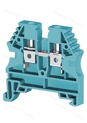 Klemsan 304131RP, Клеммник на DIN-рейку 4мм.кв. (синий); AVK4(RP)