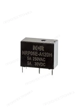 NCR NRP-05E-A-12D-H, реле 12В НР контакты 20.6*15.3*10.2мм (=RE031012)